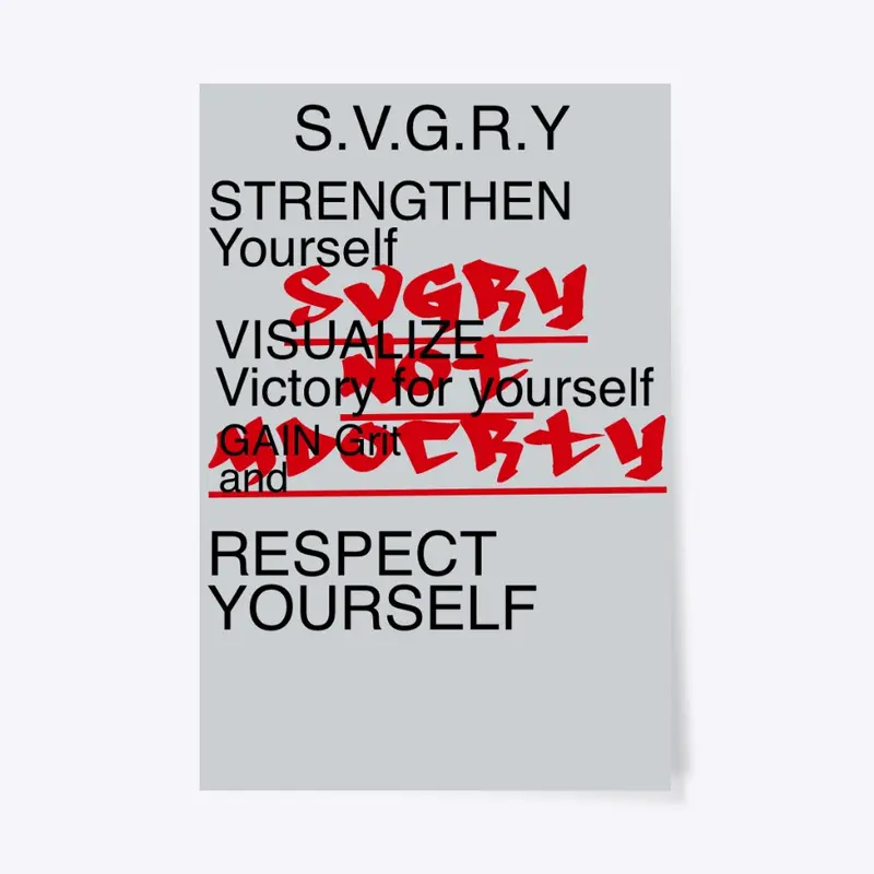 SVGRY POSTER