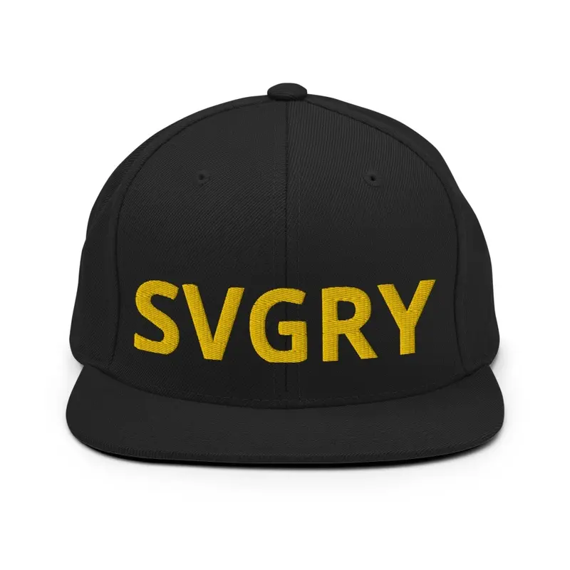 Black Yellow svgry snapbak