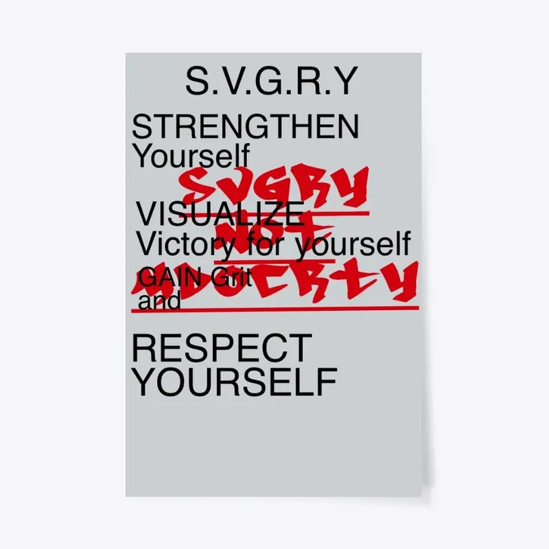 SVGRY POSTER